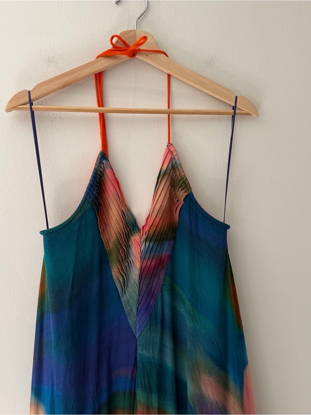 Free People Catalina Maxi Sundress Size Halter Open Back Small Resort Boho - Picture 8 of 10
